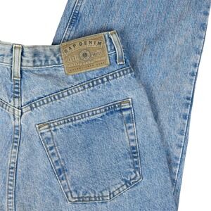 Vintage GAP Reverse Fit Women's 8R High Rise Tapered Jeans Light‎ Wash Early 90s